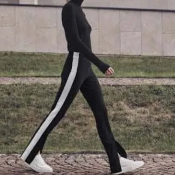 NWT Athleta Interstellar Colorblock Fitted Body Sculpt Tight Split Stretch Pants - Picture 6 of 11